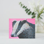 Carte Postale Badger (Debout devant)