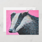 Carte Postale Badger (Devant / Derrière)