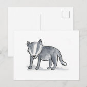 Carte Postale Badger (Devant / Derrière)