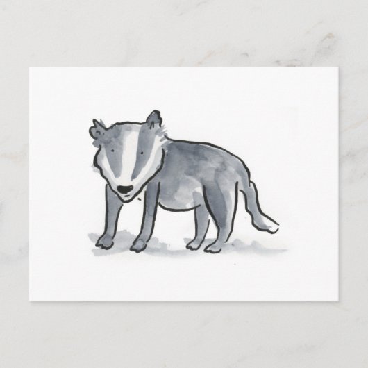 Carte Postale Badger (Devant)
