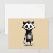 Carte Postale Badger de blaireau (Devant / Derrière)