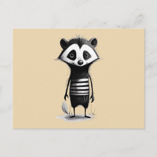 Carte Postale Badger de blaireau (Devant)