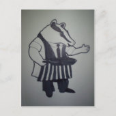 Carte Postale Badger de Wind in the Willows (Devant)