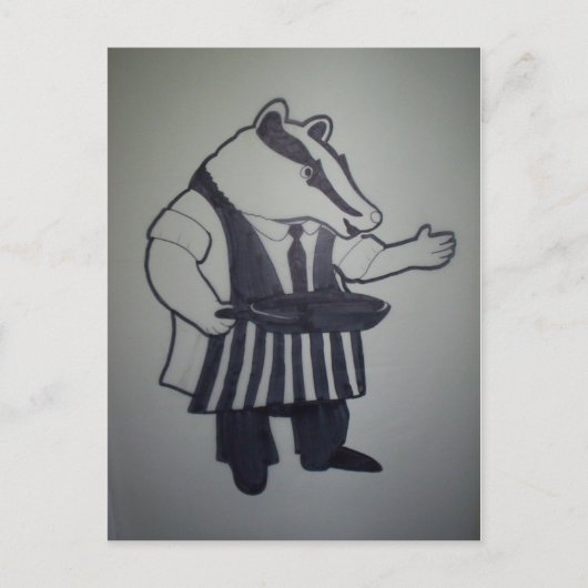 Carte Postale Badger de Wind in the Willows (Devant)