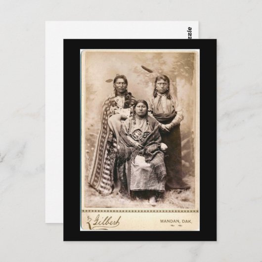 Carte Postale Badger Jaune, Le Plus Jeune, Os À Haut Joue1880 (Devant / Derrière)