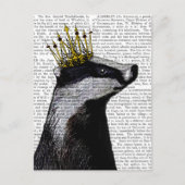 Carte Postale Badger King (Devant)