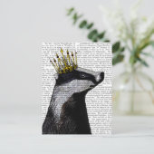 Carte Postale Badger King (Debout devant)