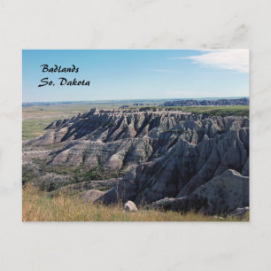 Carte Postale Badlands, Dakota du Sud