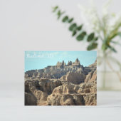 Carte Postale Badlands, Dakota du Sud (Debout devant)