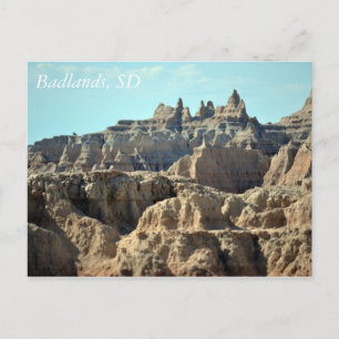Carte Postale Badlands, Dakota du Sud