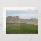 Carte Postale Badlands dans le Dakota du Sud (Devant / Derrière)