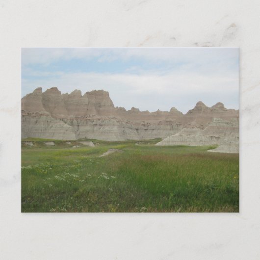 Carte Postale Badlands dans le Dakota du Sud (Devant)