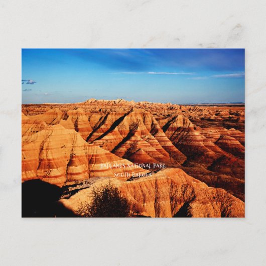 Carte Postale Badlands National Park, Dakota du Sud (Devant)
