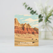 Carte Postale Badlands National Park USA Dakota du Sud (Debout devant)