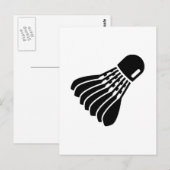 Carte Postale Badminton (Devant / Derrière)