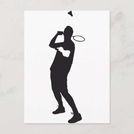 Carte Postale badminton (Devant)