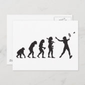 Carte Postale Badminton (Devant / Derrière)