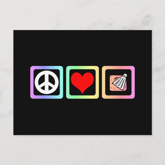 Carte Postale Badminton (Devant)