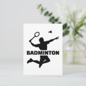 Carte Postale Badminton (Debout devant)