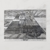 Carte Postale Badminton House dans le comté de Gloucester (Devant)