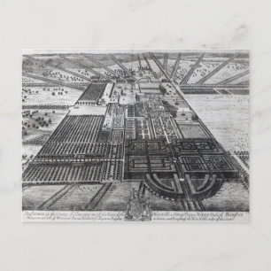 Carte Postale Badminton House dans le comté de Gloucester