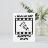 Carte Postale Badminton Stunts (Debout devant)