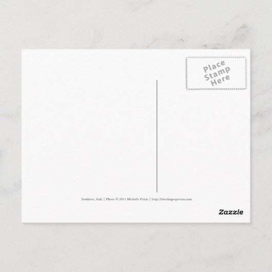 Carte postale Badolato, Italie (Dos)