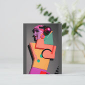 Carte Postale Baffia Ken Gage Surréalisme (Debout devant)