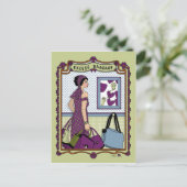 Carte postale Bagages_A_ excédentaire (Debout devant)