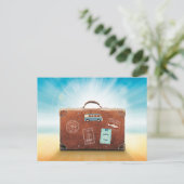 Carte Postale Bagages...emballés et prêts à partir (Debout devant)