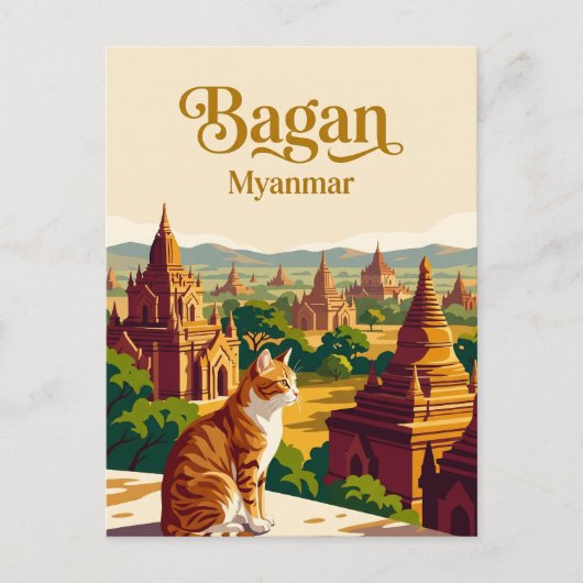 Carte Postale Bagan Myanmar (Devant)