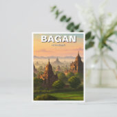 Carte Postale Bagan Myanmar Travel (Debout devant)