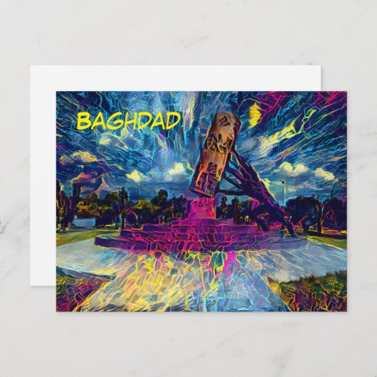 Carte Postale Bagdad, Irak, (Devant / Derrière)