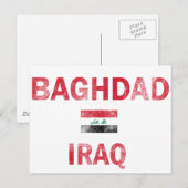 Carte Postale Bagdad Iraq Designs (Devant / Derrière)