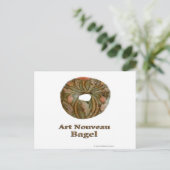 Carte Postale Bagel Art nouveau (Debout devant)