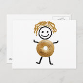 Carte Postale Bagel Kid (Devant / Derrière)