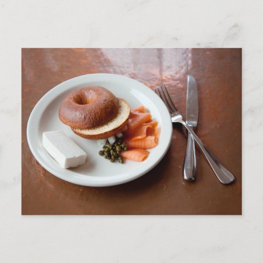 Carte postale Bagel & Lox (Devant)