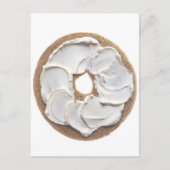 Carte Postale Bagel with Cream Cheese (Devant)