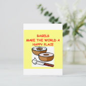 Carte Postale bagels (Debout devant)