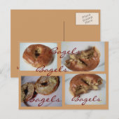 Carte Postale Bagels YUM (Devant / Derrière)