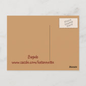 Carte Postale Bagels YUM (Dos)