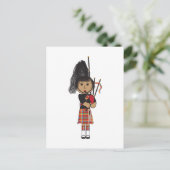 Carte Postale Bagpiper (Debout devant)