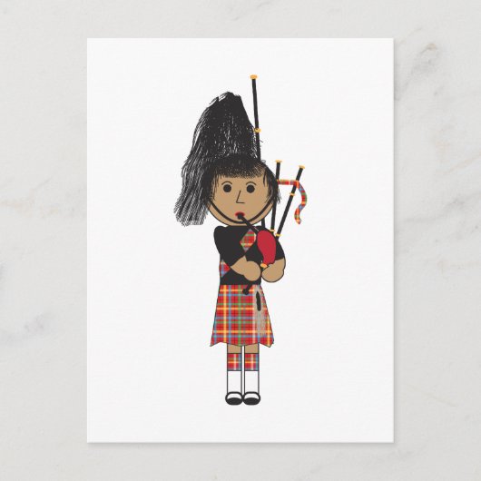Carte Postale Bagpiper (Devant)