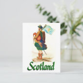 Carte Postale Bagpiper écossais (Debout devant)