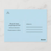 Carte Postale Bague De Mariage Fiançailles Whimsical Enregistrer (Dos)