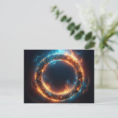 Carte Postale Bague d'incendie AI (Debout devant)