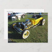 Carte Postale Baguette chaude à fleurs (Devant / Derrière)