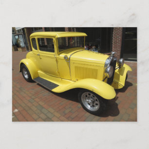 Carte Postale Baguette chaude jaune