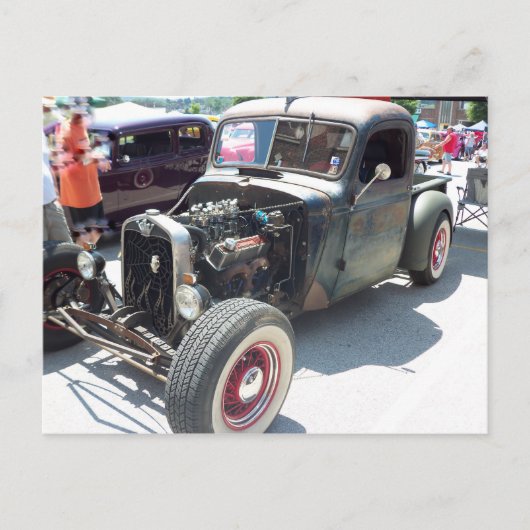 Carte Postale Baguette chaude sans manches (Devant)