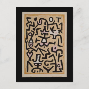 Carte Postale Baguette de l'humoriste Klee Fine Art